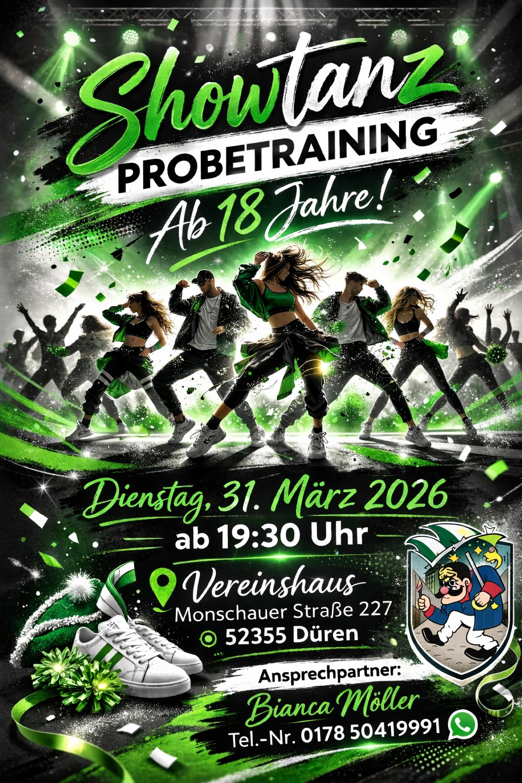 Probetraining Schautanz ab 18 Jahre