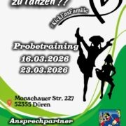 Probetraining 2026 in allen Alterklassen